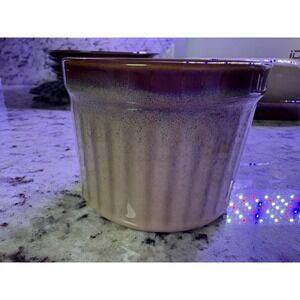 Set Of 8 Sango China Nova Brown 4933 Stoneware Ramekins Bake Cups-VINTAGE